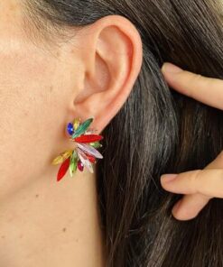 Alternative view of Pendientes Classic multicolores