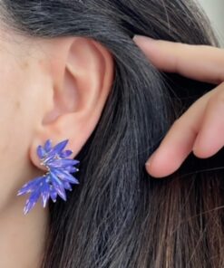 Alternative view of PENDIENTES CLASSIC MORADOS