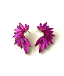PENDIENTES CLASSIC FUCSIA