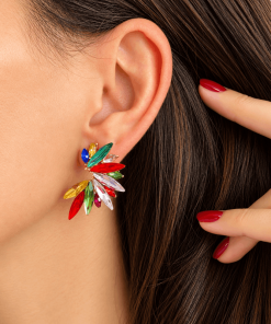 Alternative view of Pendientes Classic Multicolores
