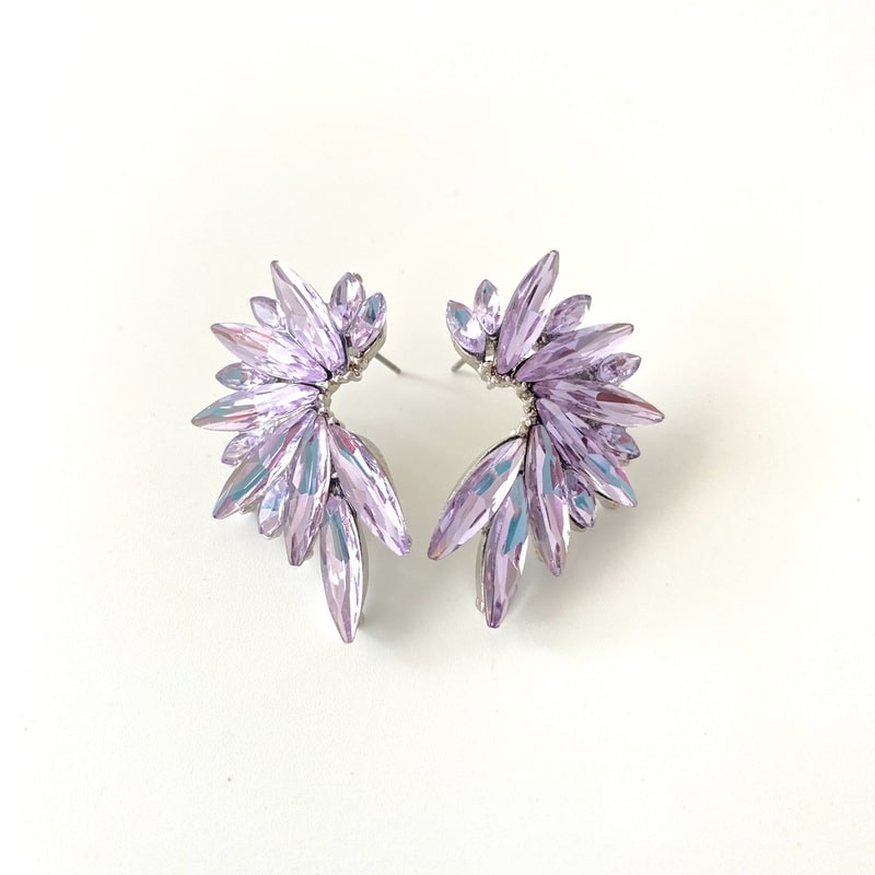 PENDIENTES CLASSIC MALVA