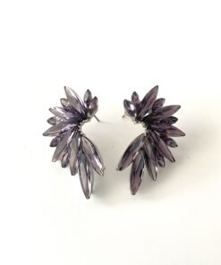 PENDIENTES CLASSIC BERENJENA