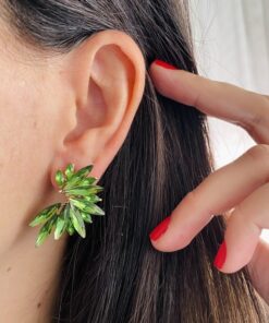 Alternative view of Pendientes CLASSIC verdes