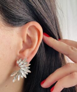 Alternative view of PENDIENTES CLASSIC CRISTAL