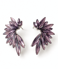 Pendientes Classic Berenjena