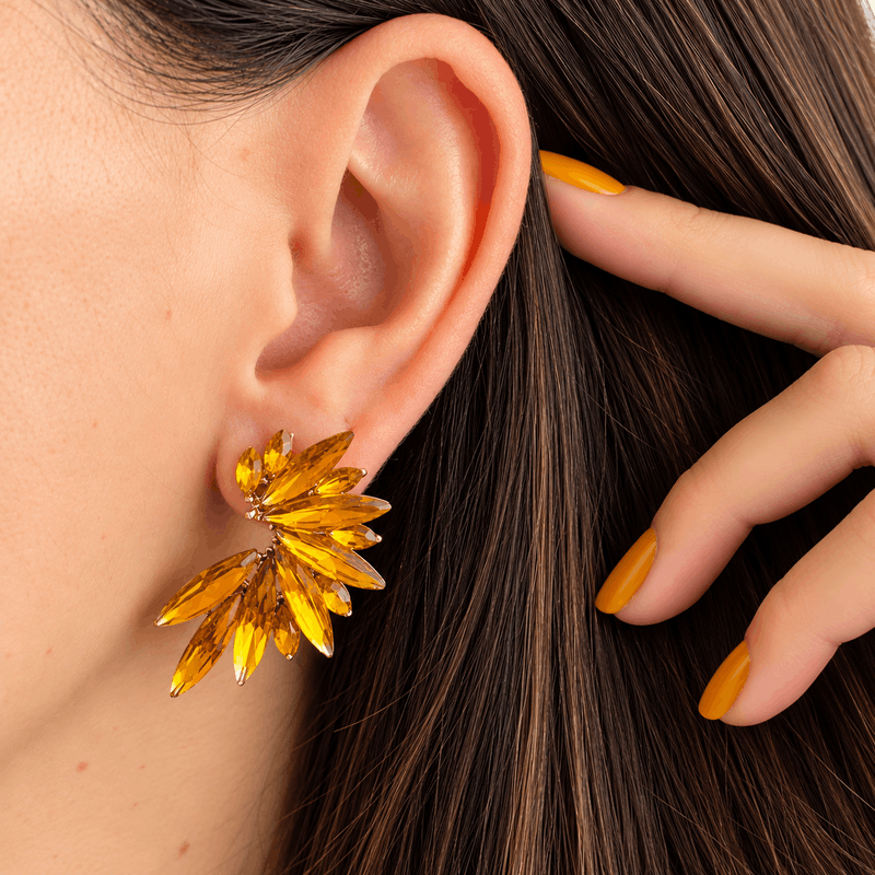 Pendientes Classic Mostaza - Imagen 2