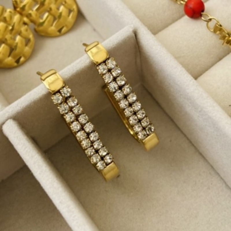 Pendientes JOYA circonitas - Imagen 4