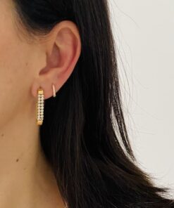 Alternative view of Pendientes JOYA circonitas