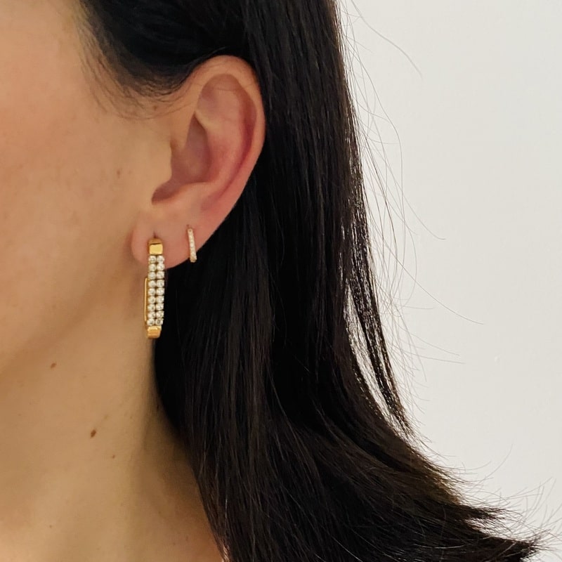 Pendientes JOYA circonitas - Imagen 2