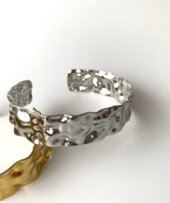 Brazalete AMANDA plateado