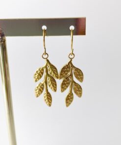 Pendientes HOJA DORADA