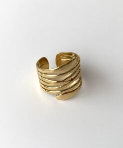 Anillo LOVE dorado - Imagen 3