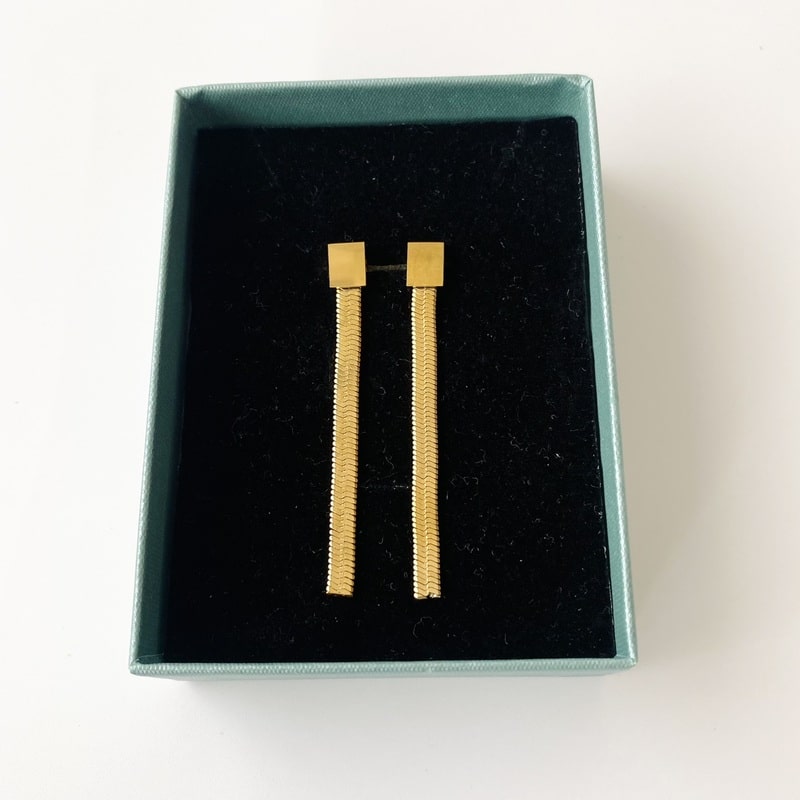 Pendientes LARGOS dorados