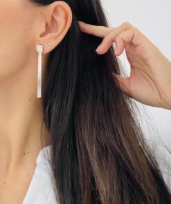 Alternative view of Pendientes LARGOS plateados