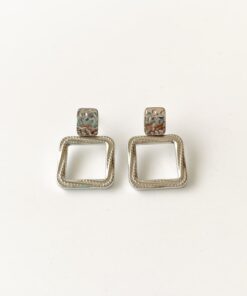 Pendientes EMMA plateados