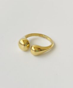 Anillo GOTAS dorado