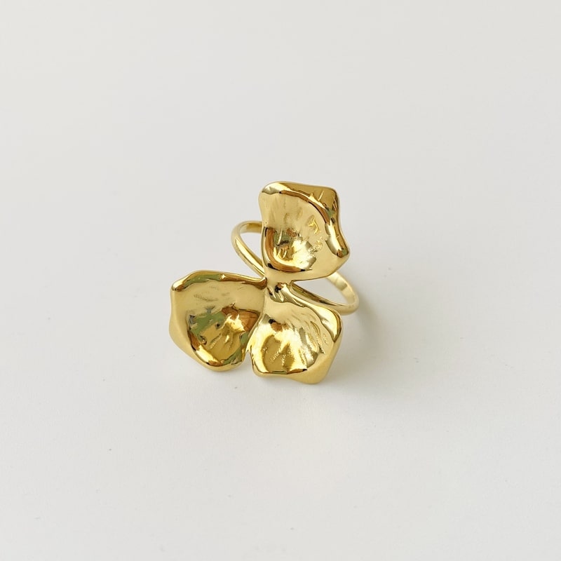Anillo PÉTALOS dorado