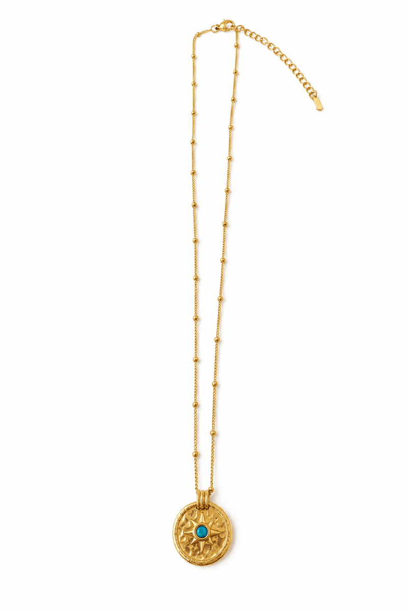 Collar Estrella Turquesa. - Imagen 2