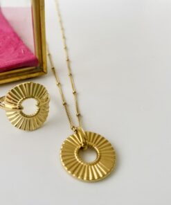 Collar HARI dorado - Imagen 3