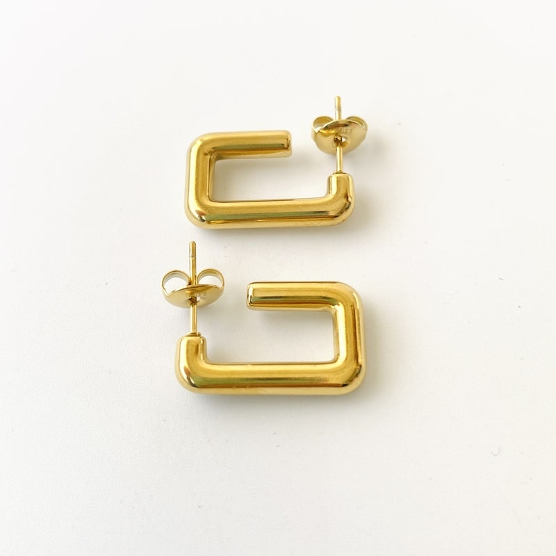 Pendientes ARO dorados - Imagen 3