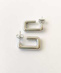 Pendientes ARO plateados - Imagen 3