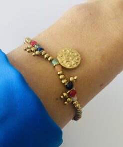 Alternative view of Pulsera MEDALLA y piedras