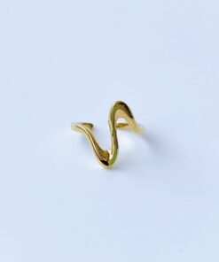 Anillo ONDA dorado
