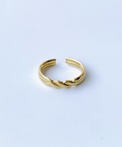 Anillo TRENZA dorado