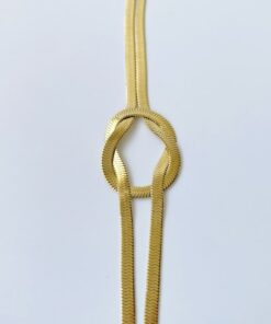 Alternative view of Pulsera NUDO dorada