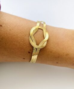 Pulsera NUDO dorada