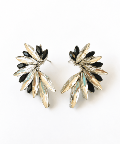 Pendiestes Classic Plateados y Negros