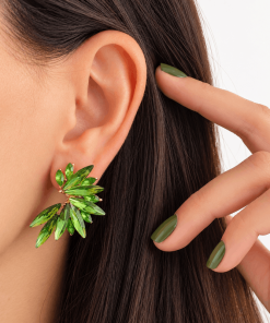 Alternative view of Pendientes Classic Verdes