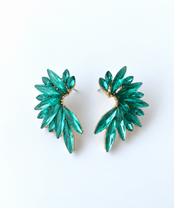 Pendientes Classic Verde Esmeralda