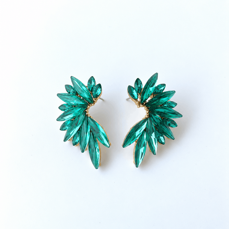 Pendientes Classic Verde Esmeralda